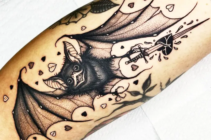 bat tattoo meaning and symbolism